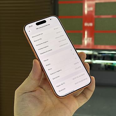 note 15 pro plus: IPhone 17 Pro, Б/у, 256 ГБ, Оранжевый, Чехол, 92 % — 6