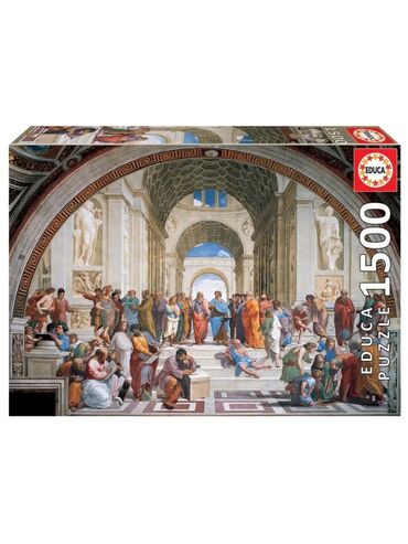 настольный тенисс: Пазлы 1500 элементов — Рафаэль «Афинская школа» 🧩 500 сом (в магазинах