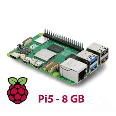 Masaüstü kompüterlər və iş stansiyaları: Raspberry Pi 5 8GB version Raspberry Pi 5 active cooler Raspberry Pi 5