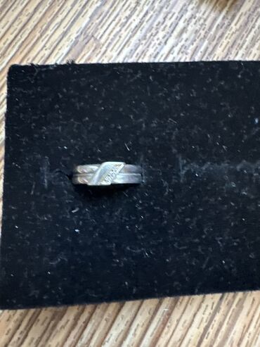 Кольца: Кольцо серебро бриллианты 0,0105карат