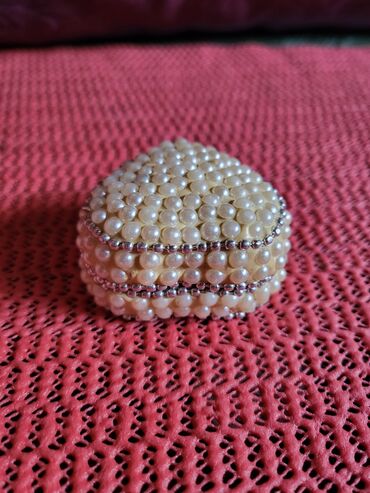 Kutije za odlaganje: Kutija za nakit, bоја - Bež — 5