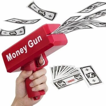 Купюры: ✨ "Money Gun Supreme" – стильный денежный пистолет с реалистичными