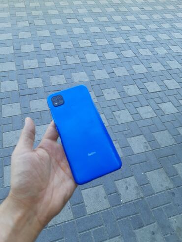 Xiaomi: Xiaomi Redmi 9C, 64 ГБ, цвет - Синий, 
 Кнопочный, Отпечаток пальца