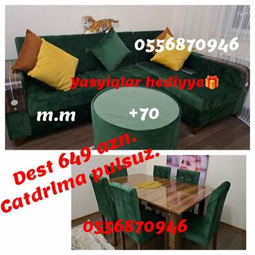 Divanlar: Künc divan, Yeni, Açılan, Bazalı, Parça, Rayonlara çatdırılma — 13