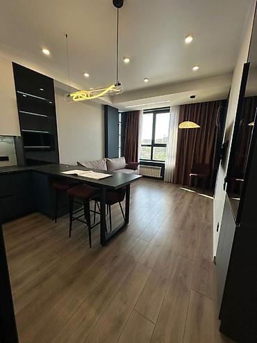 панарома: 2 комнаты, 56 м², Асанбай мкр Элитка, 6 этаж, Евроремонт — 3