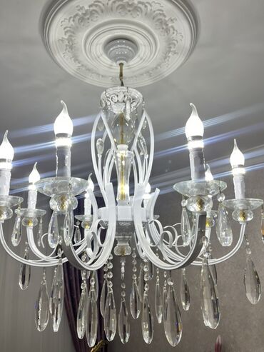 Fiat: Çılçıraq, 8 lampa, Xrustal