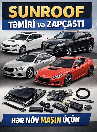 124 kupe: Sunroof təmiri və ehtiyat hissələri – hər növ maşın üçün Xidmətlər: - — 2
