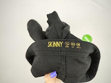 stringi sznurki: Skinny, Jeansy damskie, rozmiar M — 4