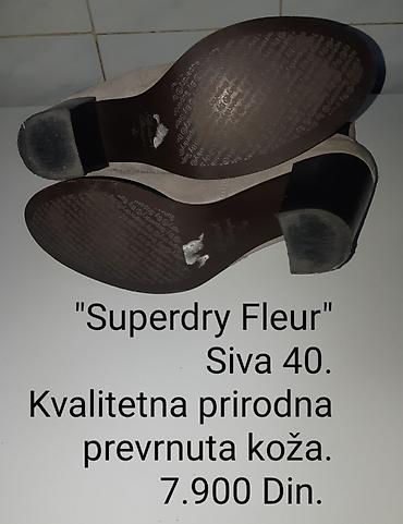 Gležnjače: Original Superdry “Fleur” ženske gležnjače - Boja: siva - Veličina — 8