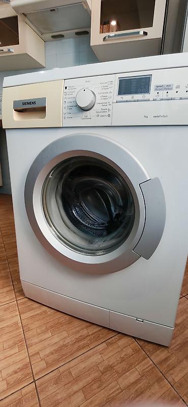siemens e10 46: Paltaryuyan maşın Siemens, 7 kq, İşlənmiş, Avtomat, Qurutmasız, Kredit yoxdur, Ünvandan götürmə — 2