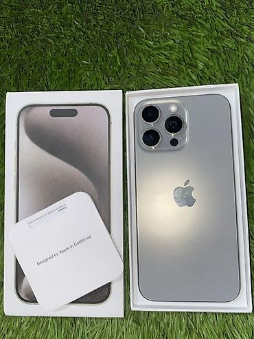 тв зона бишкек: IPhone 15 Pro Max, 256 ГБ, цвет Natural Titanium — 1