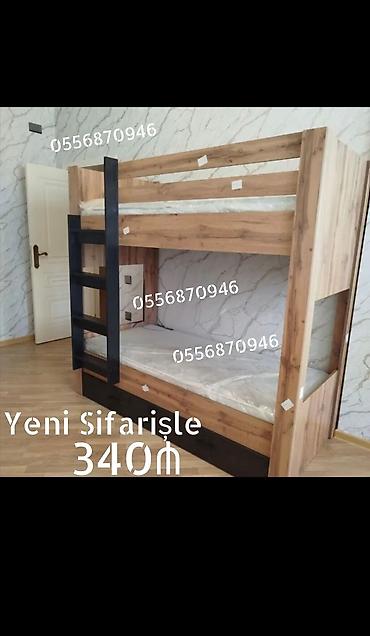 termo mebel: Oğlan və qız üçün, Yeni, Çarpayı, Matras ilə, Siyirməli, Laminat — 6