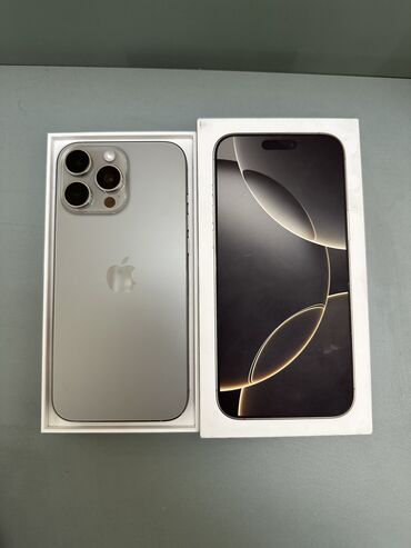 iphone xs max цена в бишкеке бу: IPhone 16 Pro Max, Б/у, 512 ГБ, Natural Titanium, Коробка, 98 %