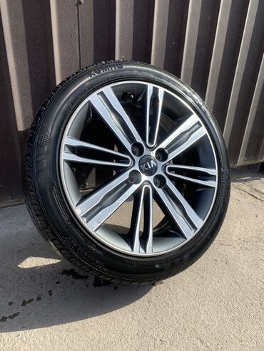 колесо на фит: Дөңгөлөктөр монтажда 195 / 45 / R 16, Жай, Колдонулган, Комплект, Жеңил унаалар, Куйма, тешиктери - 4