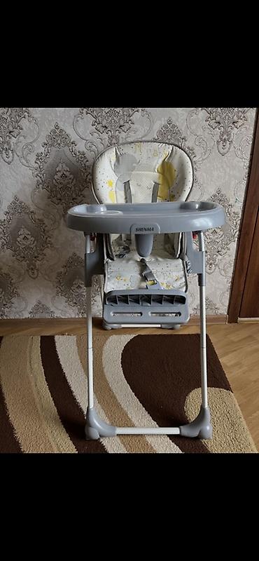 Yemək masaları, oturacaqları: Uşaq yemək stulu – Sheena brendi, boz rəng. Xüsusiyyətlər: - — 1