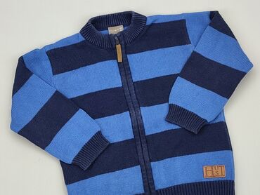 niebieski sweterek rozpinany: Bluza, 2-3 lat, 92-98 cm, stan - Dobry