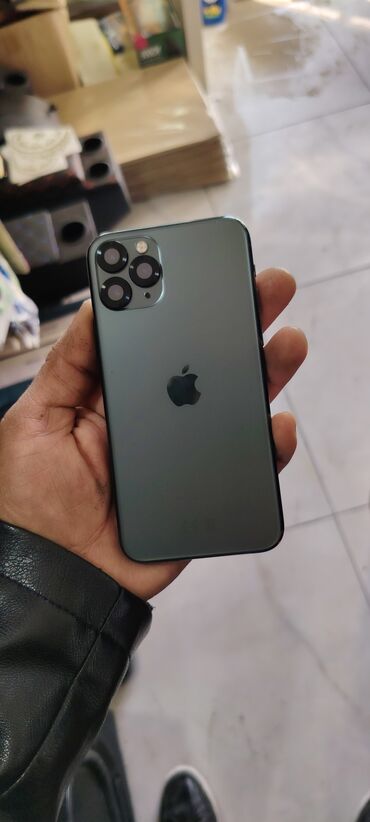 iphone 11 pro islenmis: IPhone 11 Pro, 64 GB, Midnight, Face ID