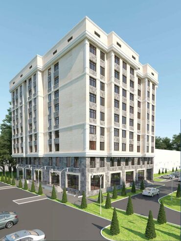 продажа квартир в бишкеке, аламедин 1: 1 комната, 54 м², Элитка, 8 этаж, ПСО (под самоотделку)