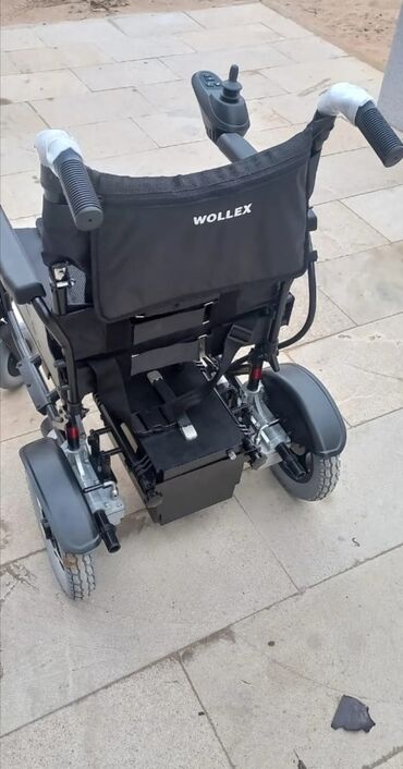 Nitril əlcəklər: Wollex markalı elektrikli əlil arabası. Səyahət və gəzinti üçün rahat