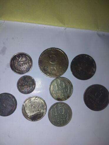 продаю советские монеты: Подборка советских монет СССР: - 5 копеек 1961 - 3 копейки 1961