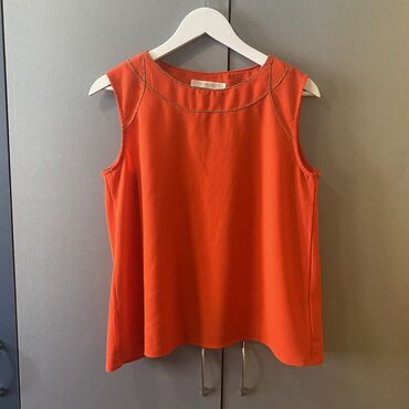 satenske košulje: M (EU 38), Polyester, color - Red