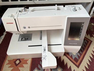 скупка швейных отходов: Продается вышивальная машинка Janome memory craft 550e, состояние