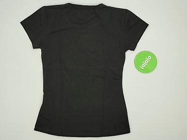 bluzki czarne basic: T-shirt damski, rozmiar L — 3