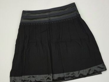 spódnice midi czarne z rozcięciem: Spódnica, M, stan - Bardzo dobry