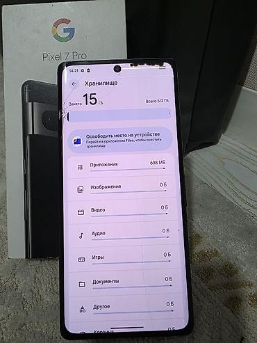 Уюлдук телефондор жана аксессуарлар: Google Pixel 7 Pro, Колдонулган, 512 ГБ, түсү - Кара, 1 SIM — 2
