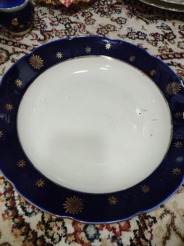 çay servis: Nahar dəsti, rəng - Mavi, Farfor — 7