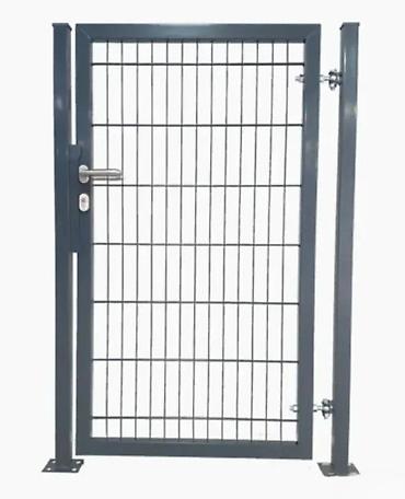 Proizvodi od rolovanog metala, metalni kanali: 🚪 PEŠAČKA KAPIJA CINK + PVC Sa dva stuba – komplet sa okovom 📍 Fence — 4
