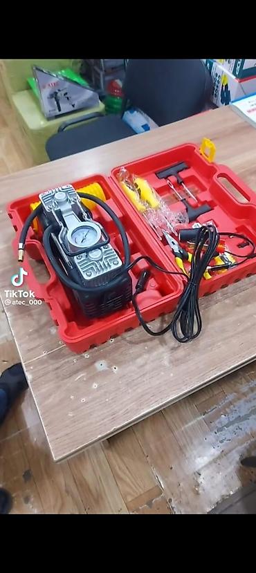 hava kompressoru: 2 silindrli 12V hava kompressoru – avtomobil və ofroud üçün portativ — 4