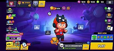 dost: Brawl Stars hesabı – inkişaf etmiş profil - Kupa: 27 400 (Trophy Road — 1