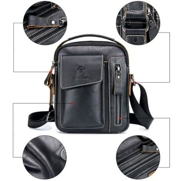 Спортивные сумки: Спортивная сумка, Материал: Натуральная кожа, Мужские, Новый — 6