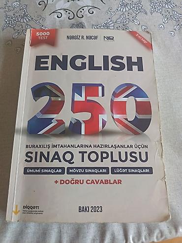 serpme tor satilir: English 250 Sınaq Toplusu TƏZƏDİR, İSTIFADƏ OLUNMAYIB — 1