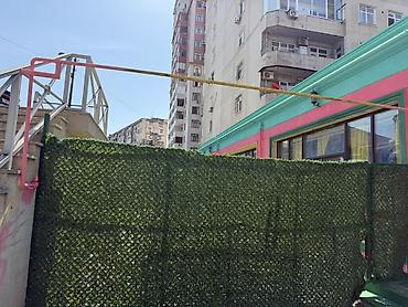Декоративные панели для стен: Süni yaşıl hasar/çit paneli - Material: UV-davamlı plastik yarpaq — 1