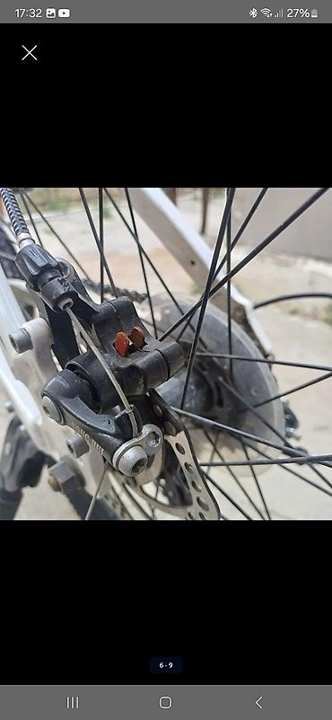 Dağ velosipedləri: ZigZag şəhər/MTB tipli velosiped - Rəng: ağ, qırmızı “ZIGZAG” loqosu — 3