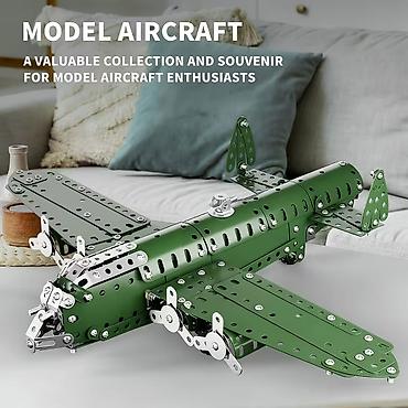 Konstruktorlar: Metal Model Təyyarə Konstruksiya Dəsti - STEM yönümlü yığma dəsti — 1