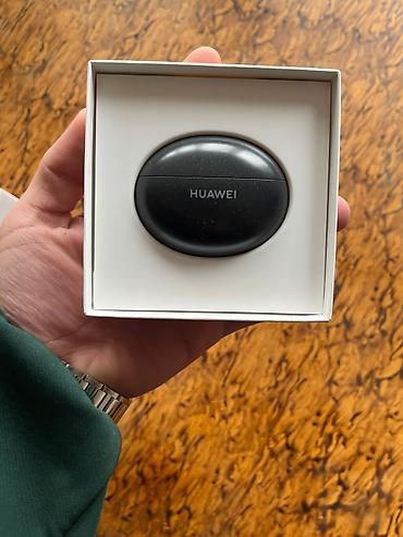 Qulaqcıqlar: İşlənmiş Simsiz (Bluetooth) Qulaqcıqlar, Huawei, rəng - Qara — 3