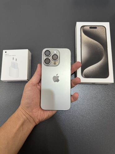 чехол на redmi note 12 pro: IPhone 15 Pro, Колдонулган, 256 ГБ, Natural Titanium, Заряддоочу түзүлүш, Коргоочу айнек, Каптама, 86 %