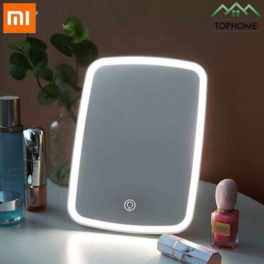 настольное зеркало с подсветкой: Готовое светодиодное зеркало для макияжа Xiaomi Mijia с сенсорным
