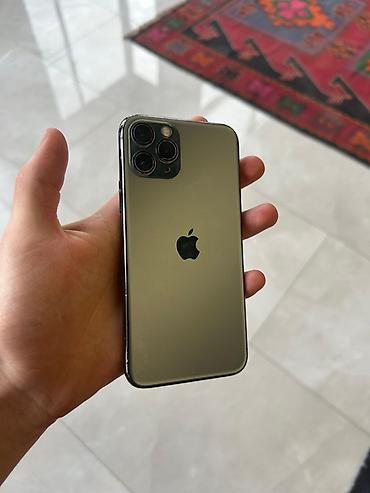 Apple iPhone: IPhone 11 Pro, 64 GB, Matte Midnight Green, Qırıq — 1