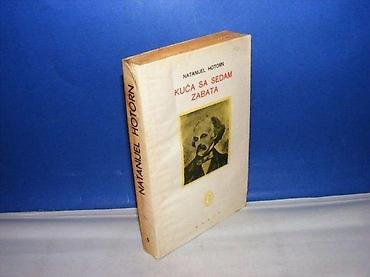 deks rok: KUĆA SA SEDAM ZABATA Natanijel Hotorn nolit 1956mek povezknjiga nije — 1