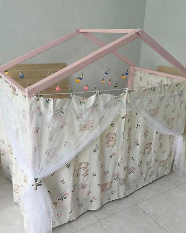 160: Детский кроватка 160×80
с новым матрасом и декором — 3