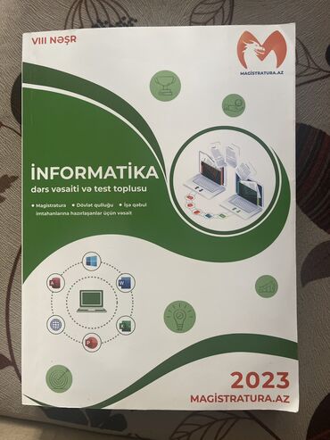 Kitablar, jurnallar, CD, DVD: Magistr informatikaalınıb işlenmeyib 10 azn son qiymet