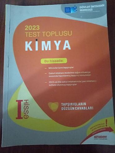 Testlər: DİM 2023 Kimya Test Toplusu – I hissə Məzmuna dair: - Mövzular üzrə — 1