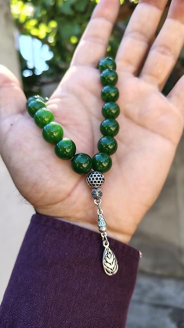 qaralmayan bijuteriya: Təsbeh – yaşıl Nifrit(Jade)daş muncuqlu, çatdırılma ancaq Koroğlu və — 4