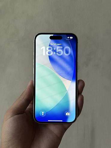 Мобильные телефоны и аксессуары: IPhone 16, Б/у, 128 ГБ, Белый, 100 % — 2