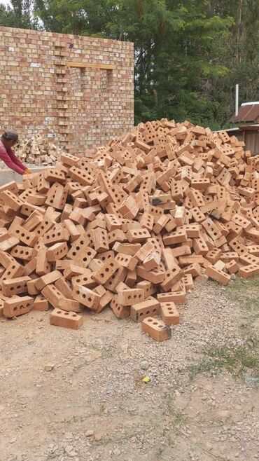 Строительный кирпич: Полнотелый, таблетка, Жженый кирпич, Полублок, 250×120×90 — 6