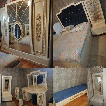 Uşaq və gənc otağı üçün dəstlər: İkinəfərlik çarpayı, Dolab, Termo, 2 tumba, İşlənmiş